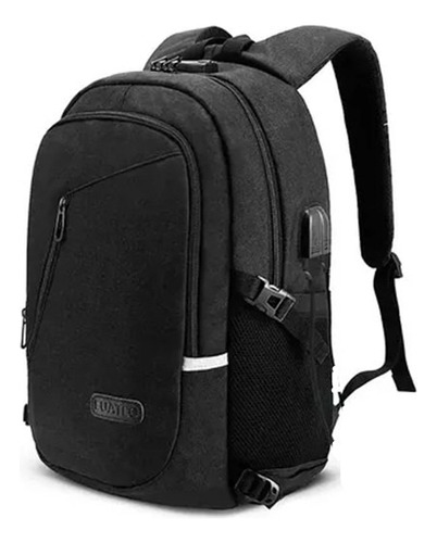 Mochila Urbana Antirobo De 30l Con Cargador Usb