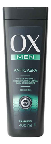 Shampoo Anticaspa 400ml - Ox Men