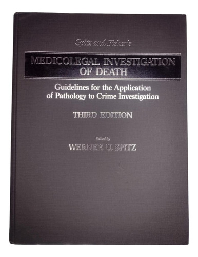 Libro Medicolegal Investigation Of Death