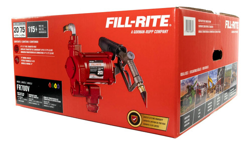 Bomba Transferencia Combustible 115 V A.c. 20 Gpm Fill Rite