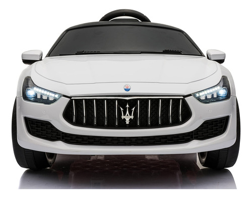Auto De Pedal Maserati Ghibli Grande 12v Color Blanco