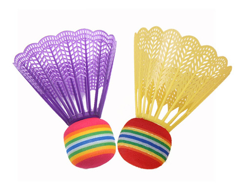10pcs Shuttlecocks Nylon Badminton Várias Cores Duráveis