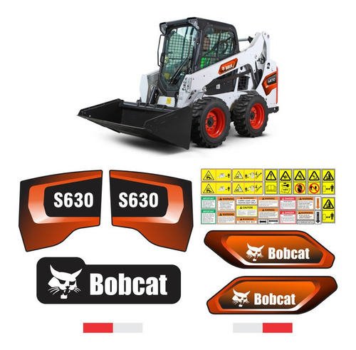 Calcomanias Para Minicargador Bobcat S630 Diseño Nuevo