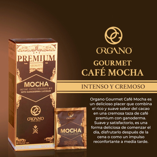 Organo | Café Latte 20u + Café Mocha 15u | Hongo Adaptógeno