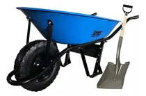 Comprar Carretilla Calibrada 70lts Rueda Inflable + Pala De Regalo