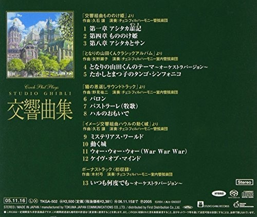 Czech Studio Ghibil 1998-2003 (plan) Japan Import Cd Nuevo