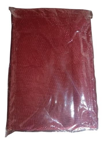 Juego De Cortinas Coco Caladas Dobles Con Faldon Bordó