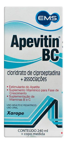 Kit Apevitin Bc Com 2 Unidades De 240ml Cada