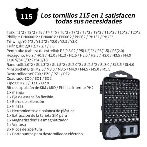 Para Kit De Destornilladores Y Herramientas De Precisión