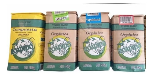 Yerba Roapipó Orgánica X 500 Grs Pack De 12 Unidades