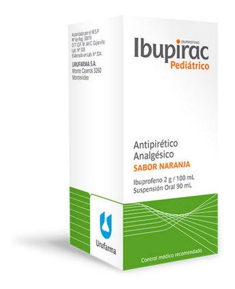 Ibupirac® Pediátrico Suspensión 90 Ml - Sabor Naranja