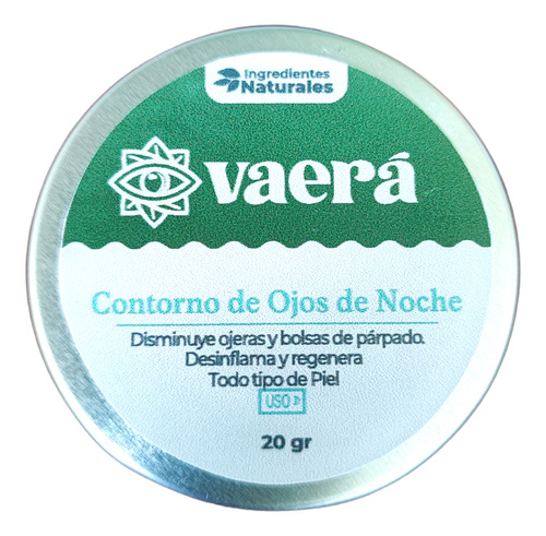 Crema De Contorno De Ojo Noche, 20 Gr, Arrugas, Ojeras Tipo de piel Mixta