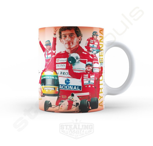Taza Fierrera - Ayrton Senna #25 | World F1 Champion Edition