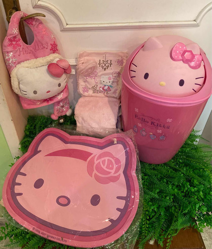 Set Juego De Baño Hello Kitty