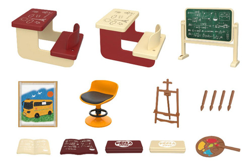 Py Conjunto De Aula De Casa De Muñecas, Regalos De