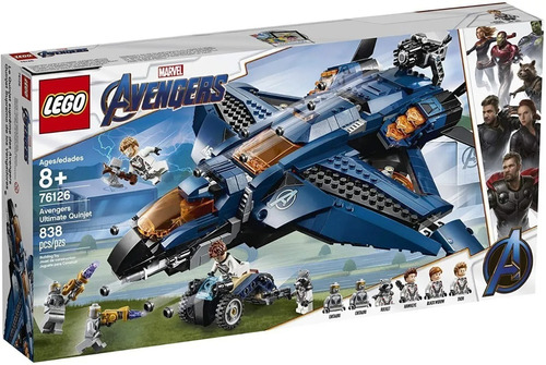 Lego Marvel 76126 Avengers Ultimate Quinjet Nvo Envio Gratis