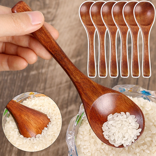 Lj 1 Cuchara De Madera De Mango Largo For Cocina