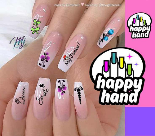 Stiker Para Uñas Happy Hand