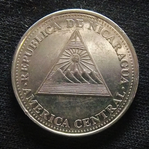 Nicaragua 1 Peso 2002 Excelente Km 101 Olas Derechas
