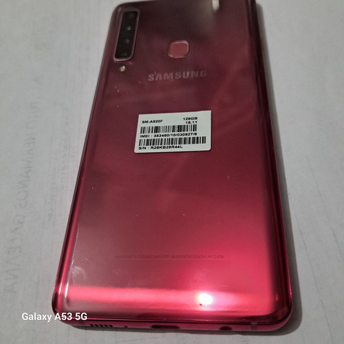 Samsung Galaxy A9 128 Gb Rosa Chicle 6 Gb Ram Liberado Excelente Estado Sin Golpes O Caidas (Usado)