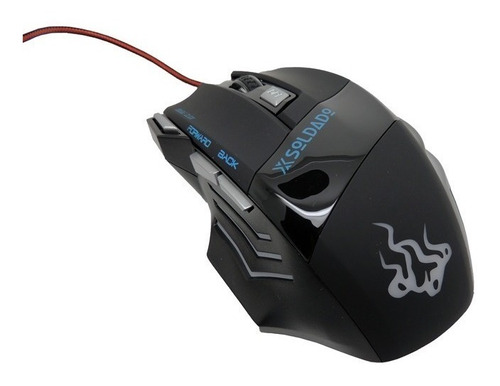 Mouse Gamer Alta Performance Preto 2400 Dpi Iluminação