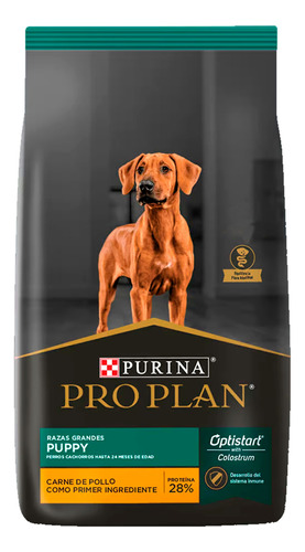 Alimento Perro Purina Pro Plan Puppy Cachorro Raza Grande 3k