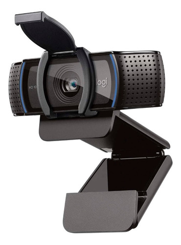 Camara Web Logitech Webcam C920s Hd Pro 1080p Con Micrófono Color Negro