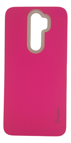 Funda Estuche Rígido Antigolpes Para Redmi Note 8 Pro Fucsia