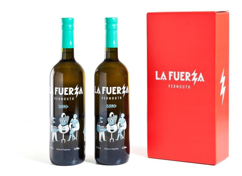 Imagen 1 de 8 de Caja De 2 Botellas La Fuerza Blanco