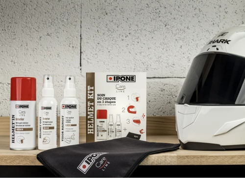 Imagen 6 de 6 de Kit Ipone Helmet Limpia Casco Visor Exterior/ Interior