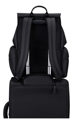 Mochila Lipault Lost In Berlin Cargo Mochila Black Color Negro