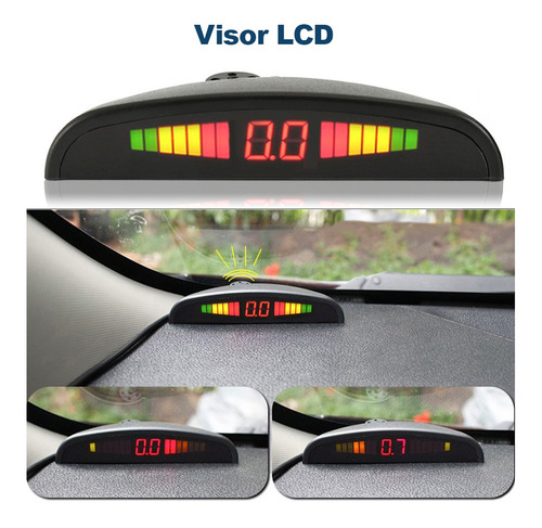 Retrovisor Com Tela + Câmera + Sensor Ré Branco Fox 2009