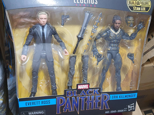 Hasbro Pack Pantera Negra (evetett Ross & Erik Killmonger)