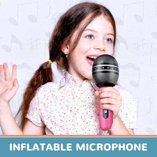 Zhanmai 12 Piezas Micrófonos Inflables Micrófono Inflable Ac