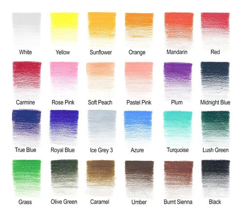 Lapices Profesionales Winsor & Newton En Lata X 24 Colores