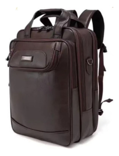 Mochila/bolsa Executiva Pasta Notebook De Couro Mala Ombro
