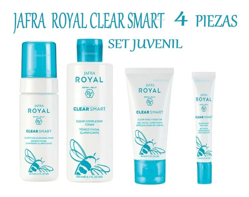 Jafra Clear Smart Set Facial Juvenil 4 Piezas