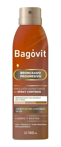 Bagovit Bronceado Progresivo Autobronceante 150ml