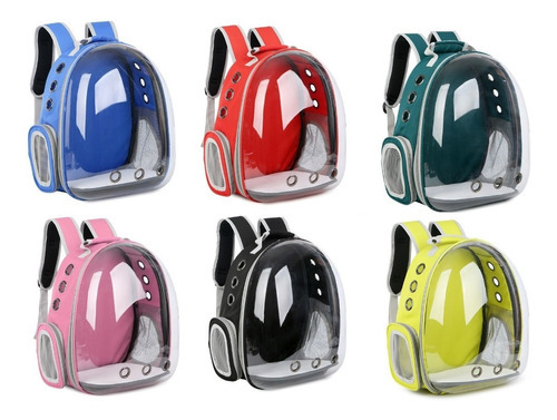 Mochila para mascotas Genérica Mochila Astronauta color rosa
