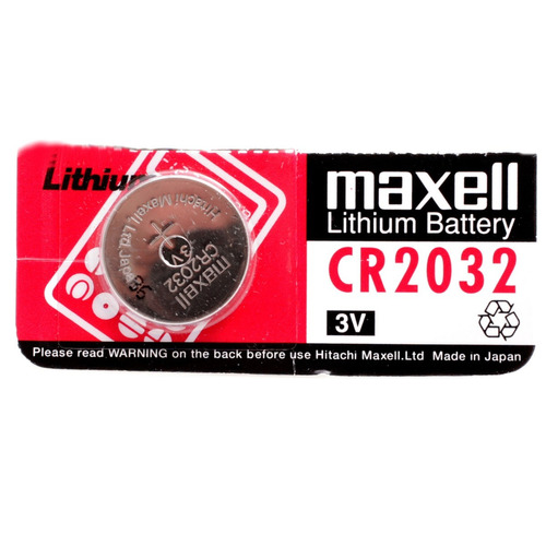 Bateria Moeda Maxell Lithium Cell Cr2016 3v  Und.