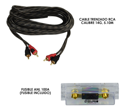 Imagen 4 de 6 de Kit De Instalación Calibre 4 Con Accesorios Steelpro Pro-4gx