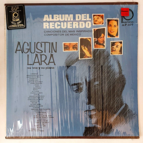 Agustin Lara - Album Del Recuerdo Su Voz Y Su Piano 3disc Lp