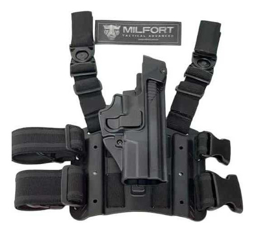 Piernera E.l.i.t.e Con Funda Milfort Nivel 3 Sig Sauer P2022