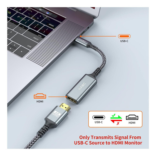 Adaptador Iiabc Usb C A Hdmi, Adaptador Usb Tipo C A Hdmi 15