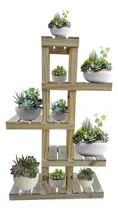 Comprar Portamacetas Rack Madera Estantes Maceteros Arbol