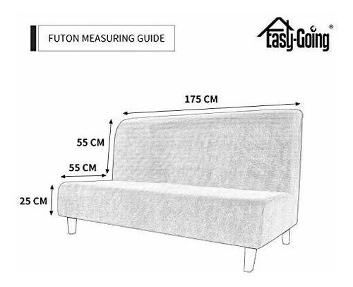 Funda Para Sillon Easy Elastica Color Azul Sin Apoyabrazos