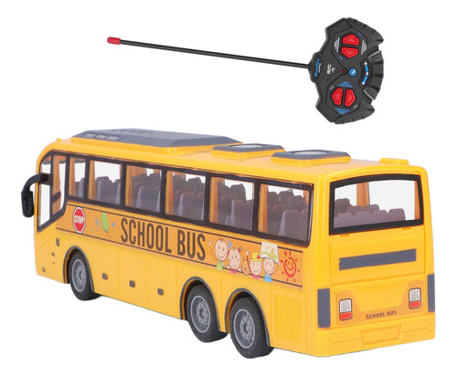 Luz De Autobús Rc Con Control Remoto Para Niños Simulados Es