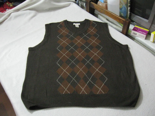 Sweater; Sin Mangas Dockers Talla Xl Color Marron Impecable