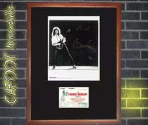 Comprar Brian May Foto Con Firma Y Entrada Tributo A Freddie Mercury