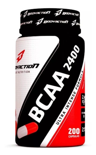 Bcaa 2400mg 200 Cápsulas - Body Action - Ganho De Massa